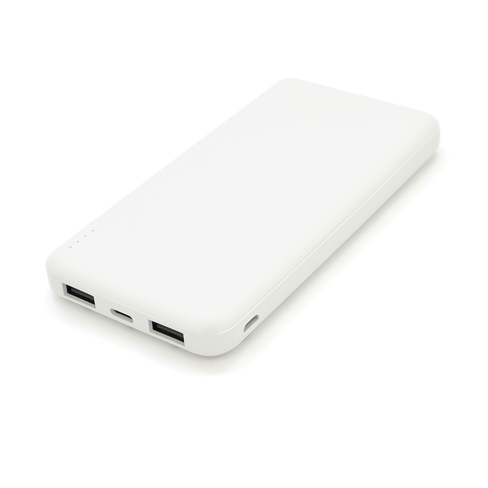 Power Bank HOCO J100 10000mAh, USB+Type-C, 2A, White, 0.260kg, Box