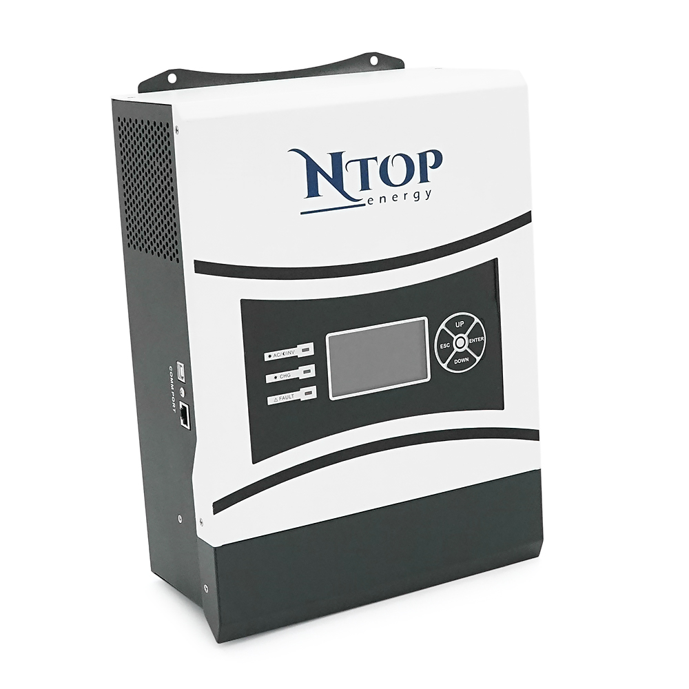 Гібридний інвертор NTOP NTP1000-12, 1000W, 12V, струм заряду  0-70A, 160-275V, MPPT-контролер (50А, 80 Vdc)