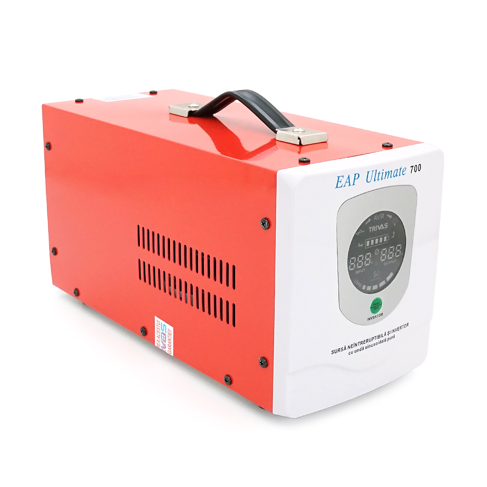 ДБЖ з правильною синусоїдою Westech EAP DUAL ULTIMATE-1000VA/700W 12V, однофазний, напольного монтажу, LED дисплей, DC150-270V, AC230±8%, 2*Shuko, Q2