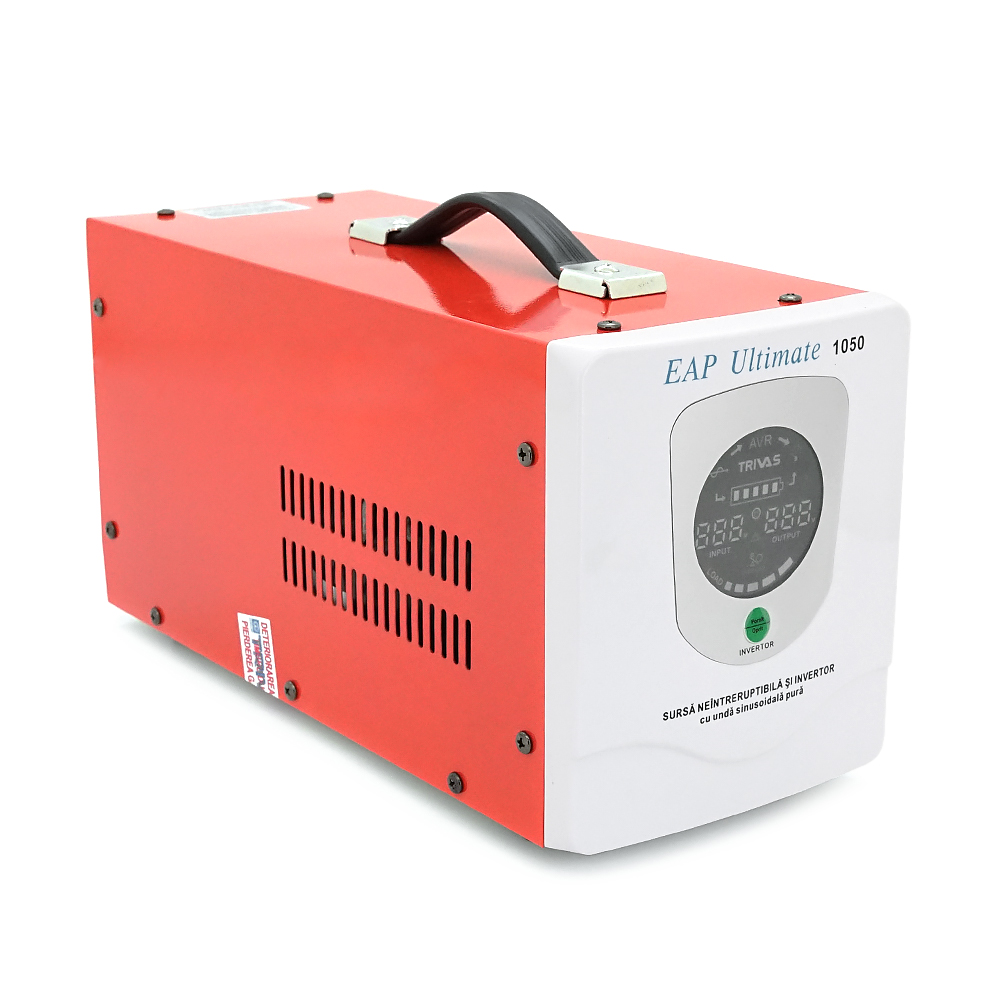 ДБЖ з правильною синусоїдою Westech EAP DUAL-ULTIMATE-1500VA/1050W 24V, однофазний, напольного монтажу, LED дисплей, DC150-270V, AC230±8%, 2*Shuko, Q8