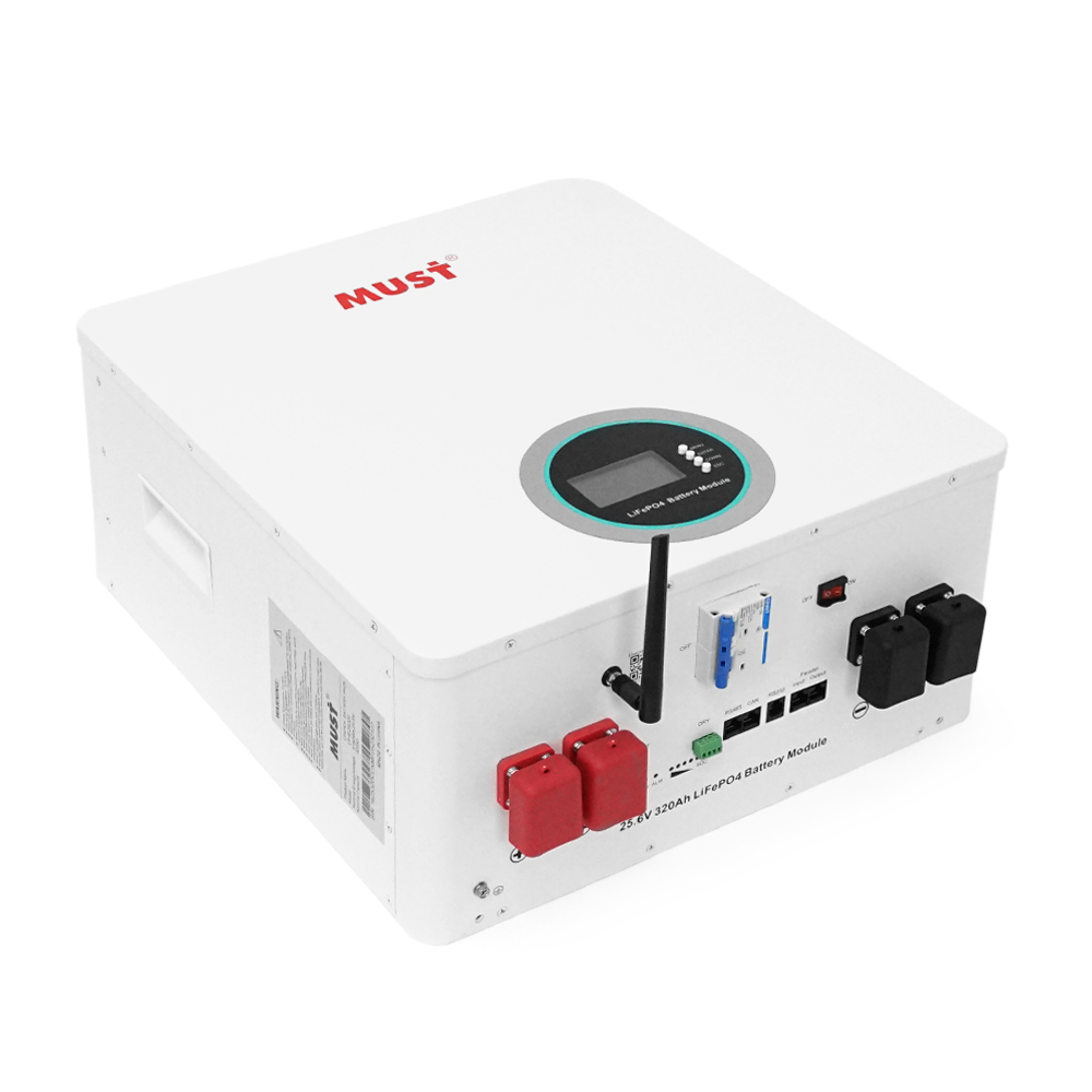 Акумуляторна батарея Must LiFePO4 LP16-24320 25.6V 300Ah, 8,2kWh, BMS100A@8S, CAN2.0/RS232/RS485, 6000 cycles