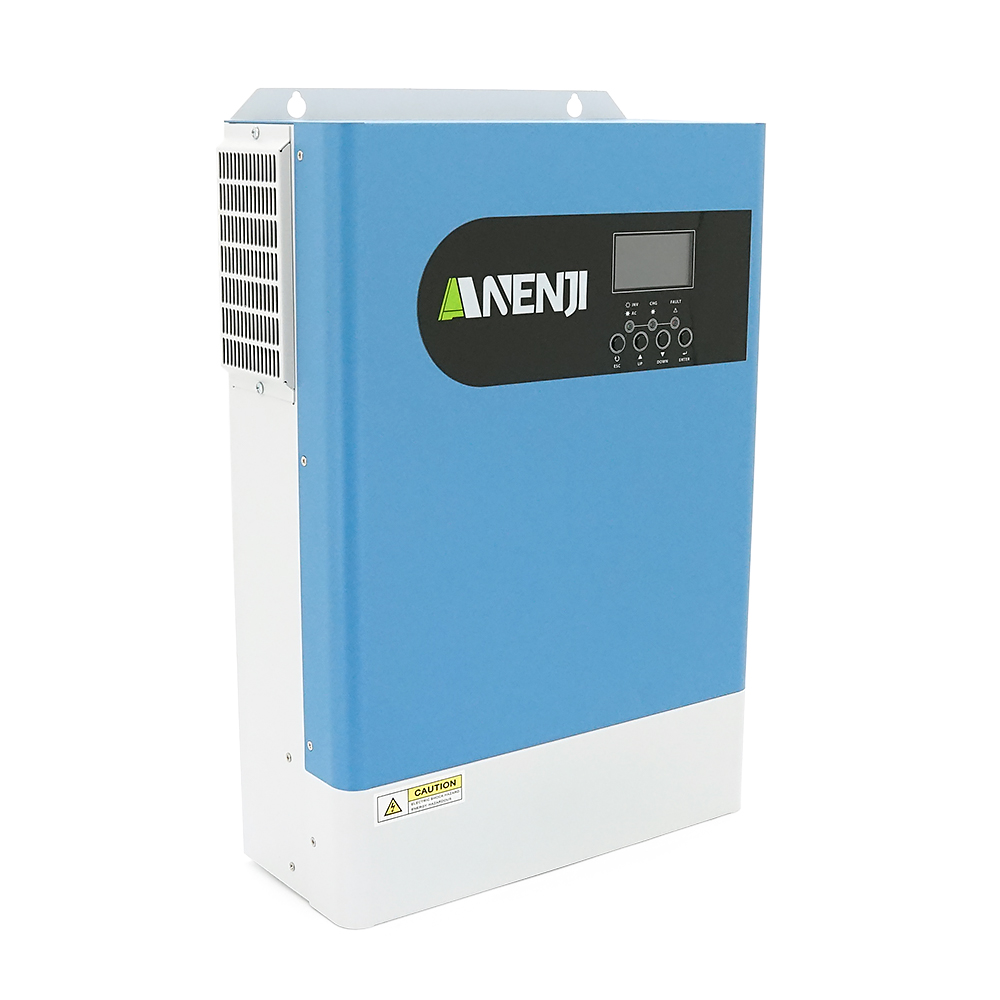 Гібридний інвертор ANENJI ANJ-HHP-II-6.2KP-WIFI, 6200W, 48V, charge 80A(max), 170-280V, МРРТ60-500VDC, RS485. RS232, WiFi,  450x300x130mm, 12 kg, Q1
