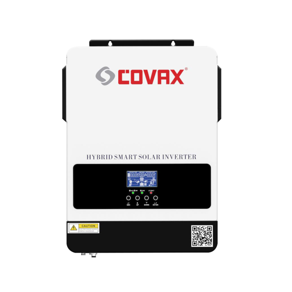 Гібридний інвертор COVAX CV-PS-2200-12V, 2200VA\1800W, 12V, ток заряда 0-60A, 170-280V, MPPT (80А, 55-450 Vdc), 405*286*98mm. 4.5kg