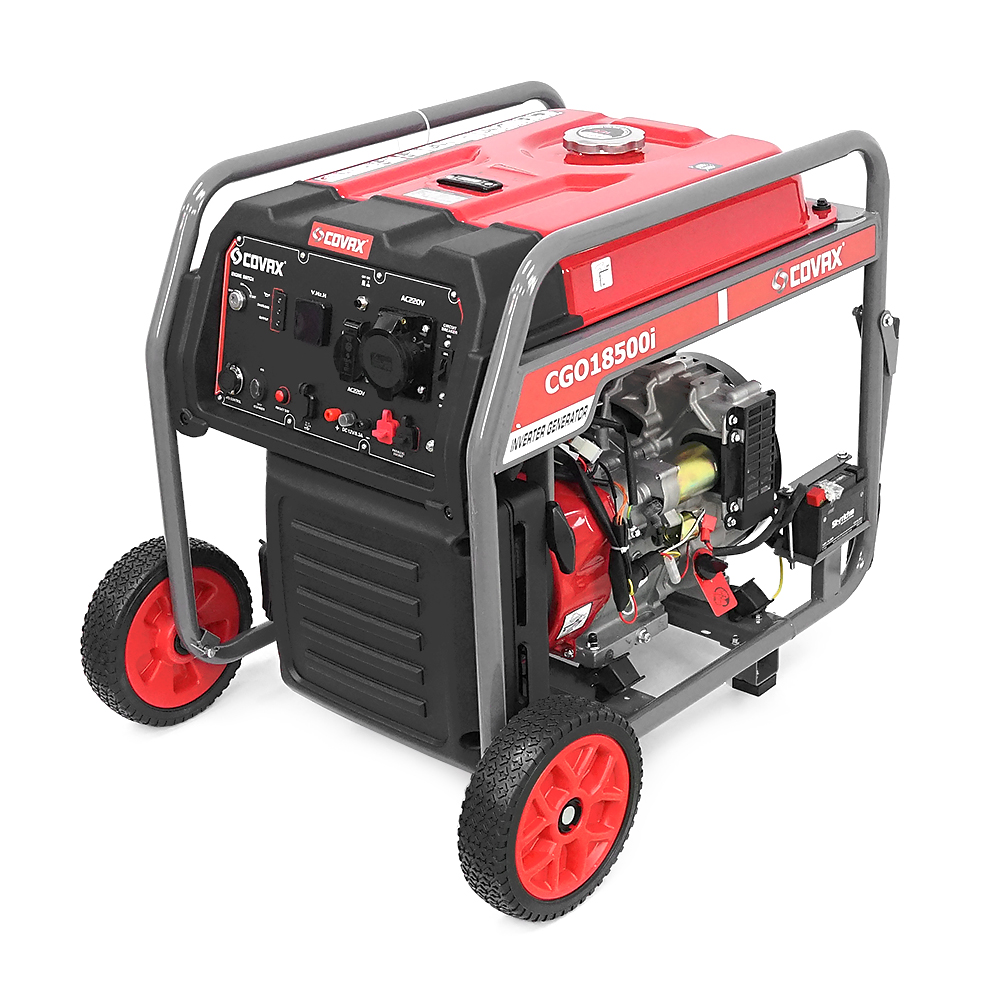 Генератор інверторний COVAX CGO18500i, 11kW, бензин, однофазний 220V, 50Hz, electrik starter, 4-stroke, бак 33L, 720х518х607mm, 76kg