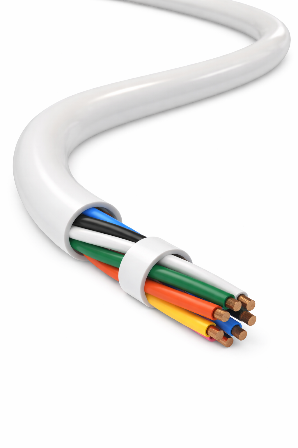 Монтажний кабель зв'язку СКВВт (ПСВВт) 4х0,4 для пожежної сигналізації