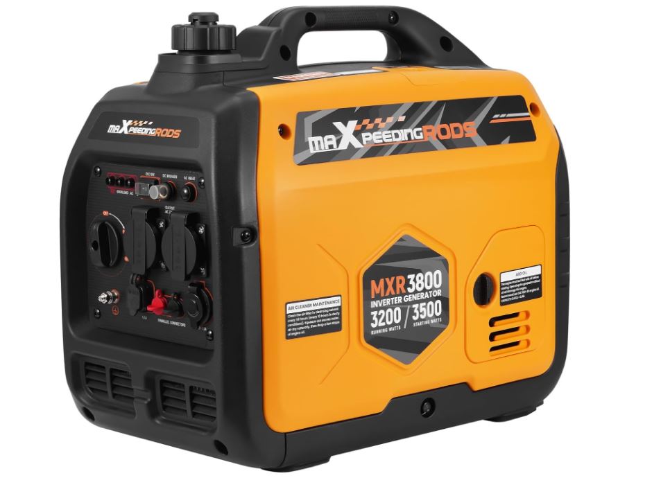 Генератор інверторний БЕНЗИНОВИЙ MXR3800 (3,2 kW), однофазний, 220V, 50Hz, об'єм бака 4л, ручний запуск