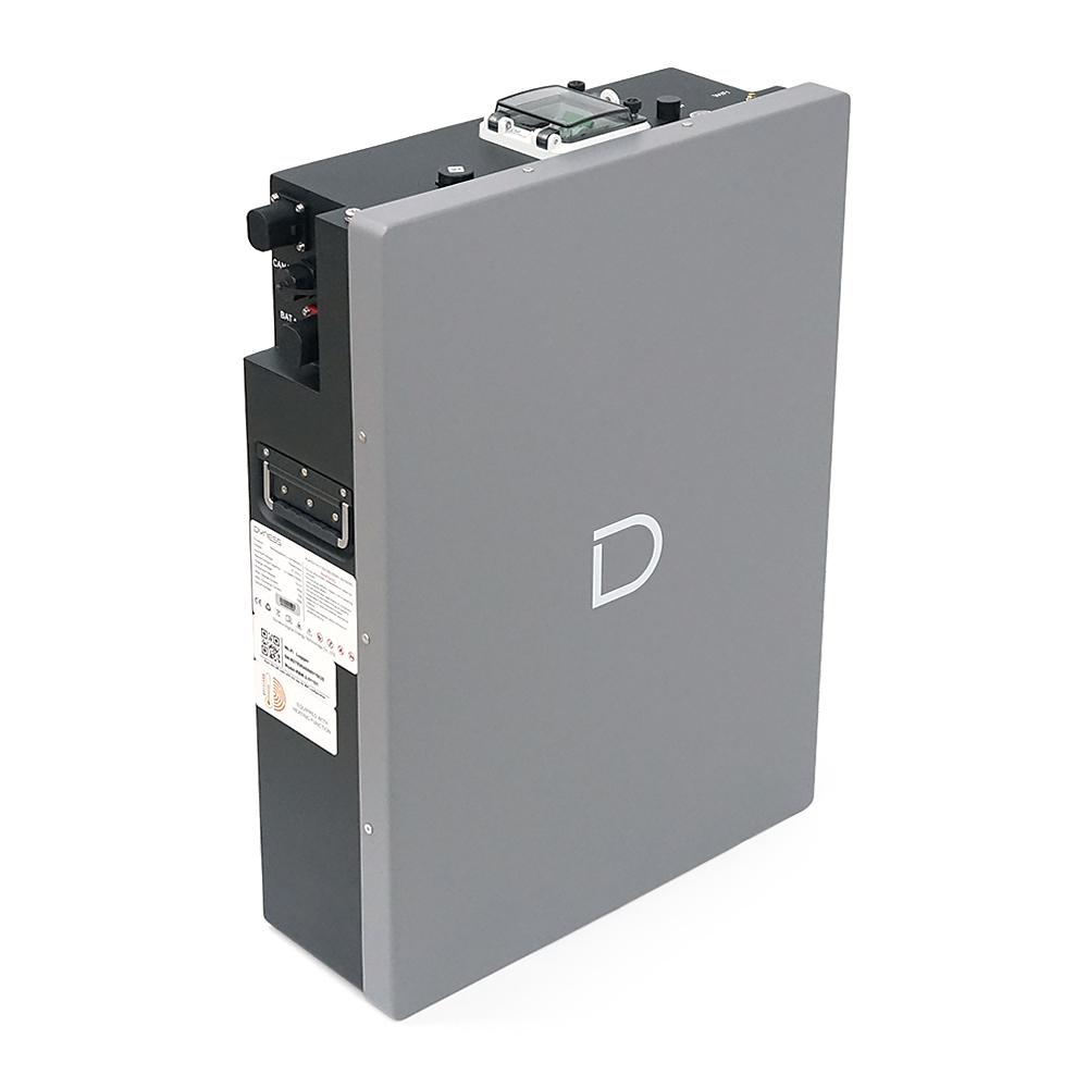 Акумуляторна батарея LiFePO4 Dyness Power Haus, 51.2V/100Аh (5,12kWh), BMS75A, Wi-Fi, CAN/RS485, Aerosol Fire, Heating, 8000Cycles, 50parallel, IP66, 450х165х640mm, 54,4kg