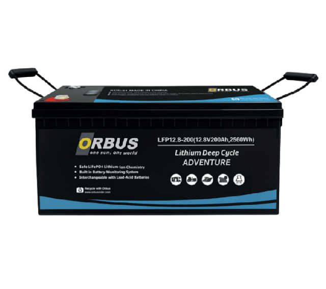 Акумуляторна батарея LiFePO4 Redodo ORBUS 12.8V 200Ah, 2560Wh, BMS 200A, 522x240x218 мм, 22 кг