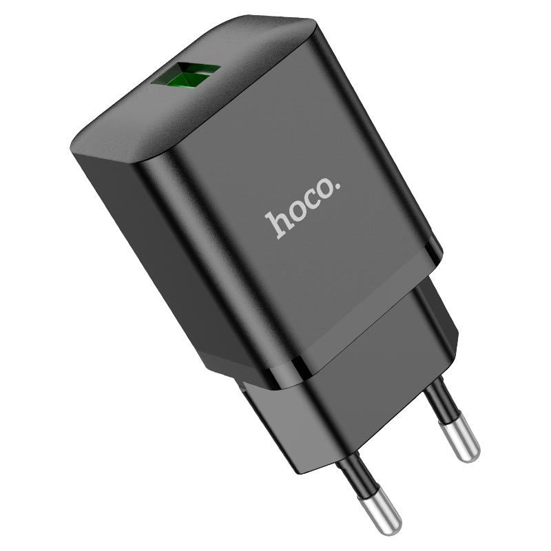 СЗУ HOCO N26, 1xUSB, QC3.0, Black, Box