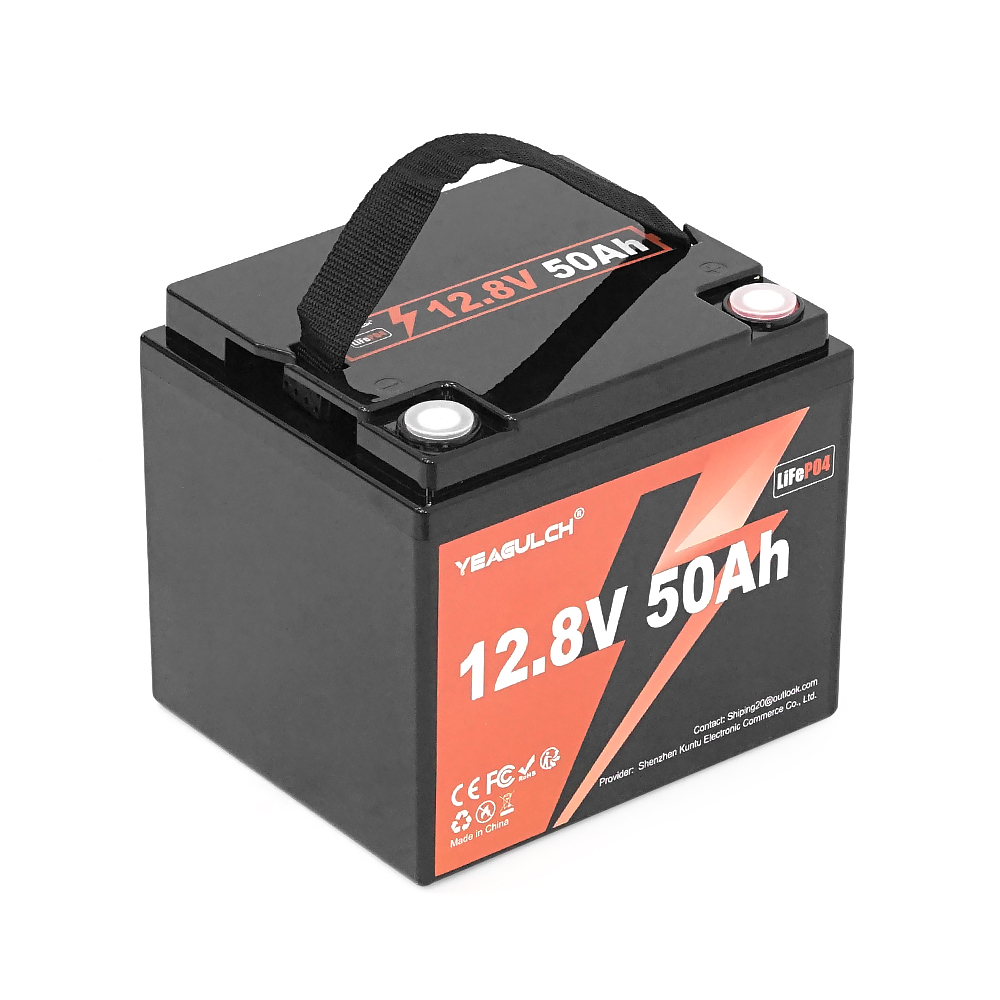 Акумуляторна батарея YEAGULCH LiFePO4 12,8V 50Ah 640Wh, BMS-50A, 5.53kg Q1