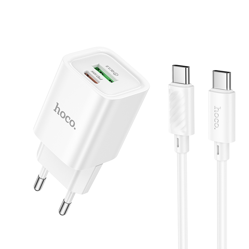 СЗУ HOCO C149A 110-240V, PD30W+Q3.0, USB+Type-C, White, Box