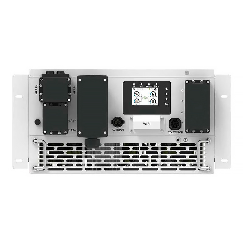 Гибридный инвертор (hybrid) Deye SUN-125K-PCS01HP3 HV, 125кВт, трехфазный, WiFi. RS-485, 630–1000V, IP65, 175А, 775х543х310mm, 70kg