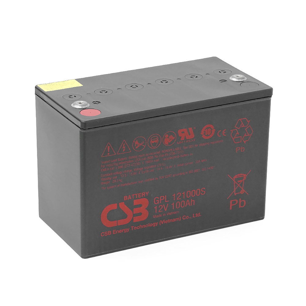 Акумуляторна батарея CSB GPL121000S, 12V 100Ah (343х168х215 (220) Q1/20 (ТАЙВАНЬ)