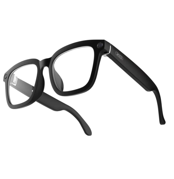 Розумні окуляри E17 AI Smart Shooting Glasses 8-MEGA Pixel, Bluetooth, Black, 150,6*150,5*51,3 мм, 42g. clear, Box