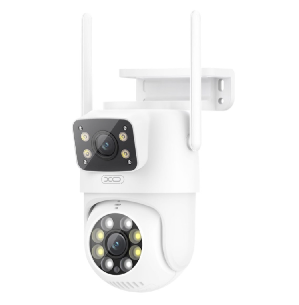 4 Мп поворотна вулична відеокамера XO CR06 Star 400W Pixel WiFi + Bluetooth CareCam, 158×108×108 мм, 364 г