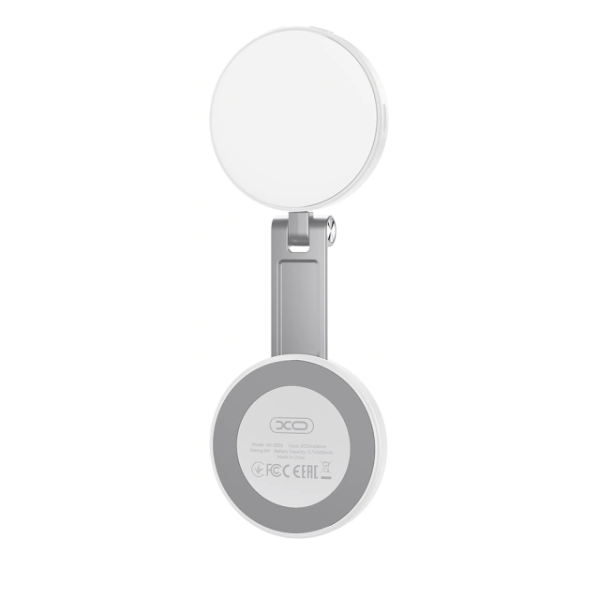 Селфі-лампа XO SS35 Multi-Function Magnetic Folding Mobile Phone Light (Can Also Serve as a Stand), White, 62,3×73,6×24,8 мм, 93g