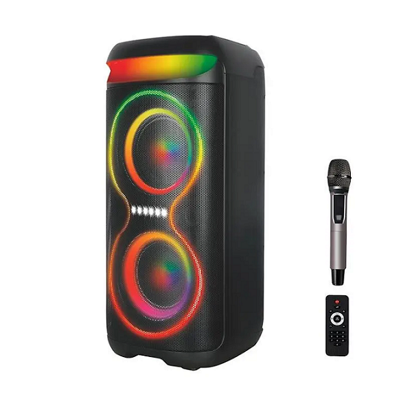 Колонка Акустика-караоке XO-F70 Large Portable Party Speaker 40W, BT5.0, USB/TF, 4-10h black, 268×298×612 мм