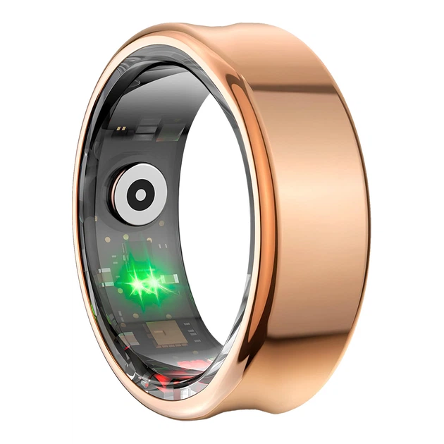 Смарт-кільце XO Smart Ring RS01 розмір 10 (19,8mm), 18 mAh, Bluetooth, gold, 2,5 г