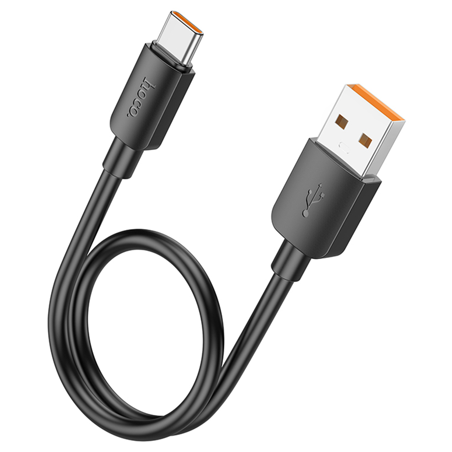 Кабель Hoco X96, USB-Type-C, 100W, Black, довжина 0.25м, BOX