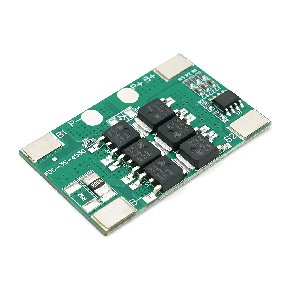 BMS плата Merlion Li-ion 12.6V 3S 12A