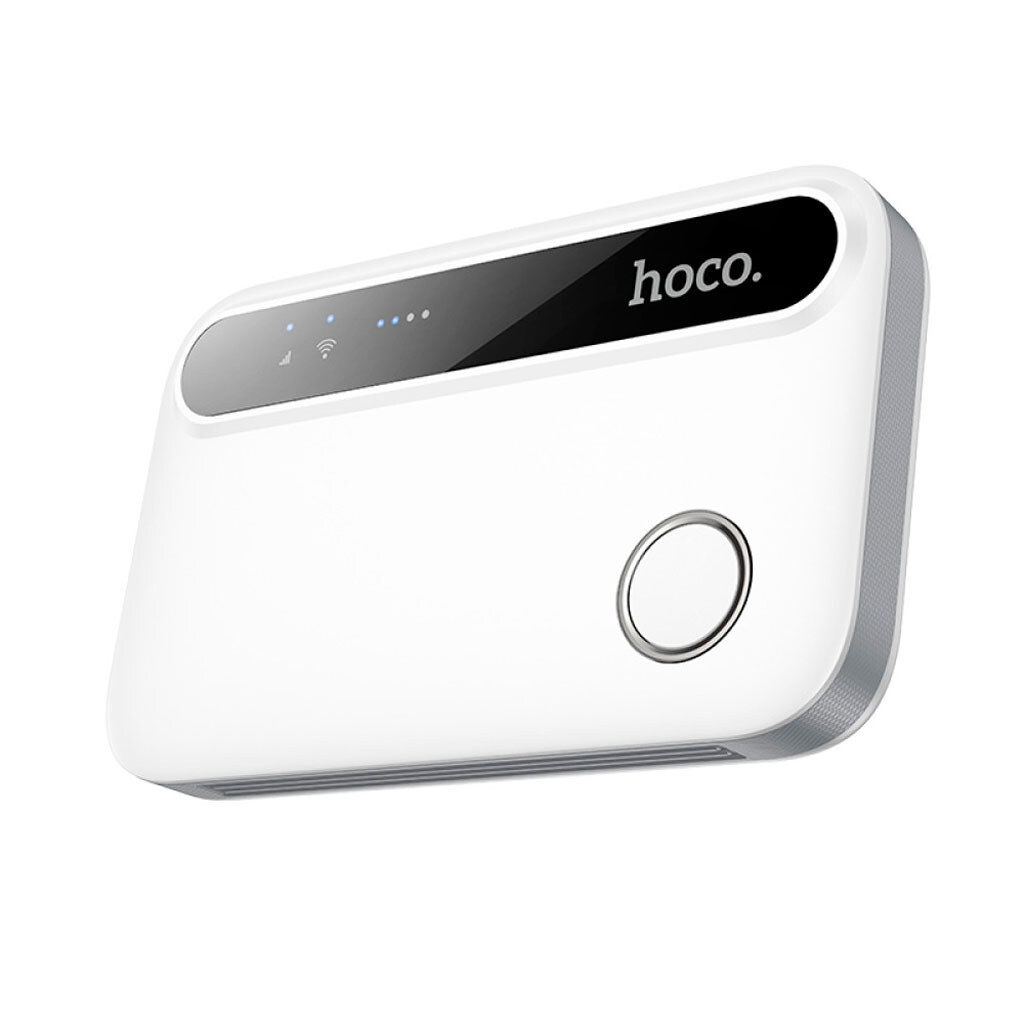 4G модем HOCO HI41(LTE), 900-2600МГЦ, 50-150Mb/s, USB, акумулятор 2100mAh, White, BOX