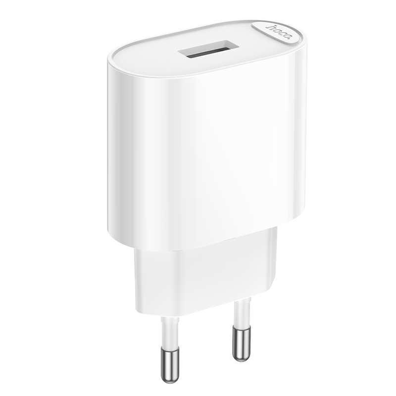СЗУ 110-240V HOCO C109A 1xUSB, 2.1A, White, Blister