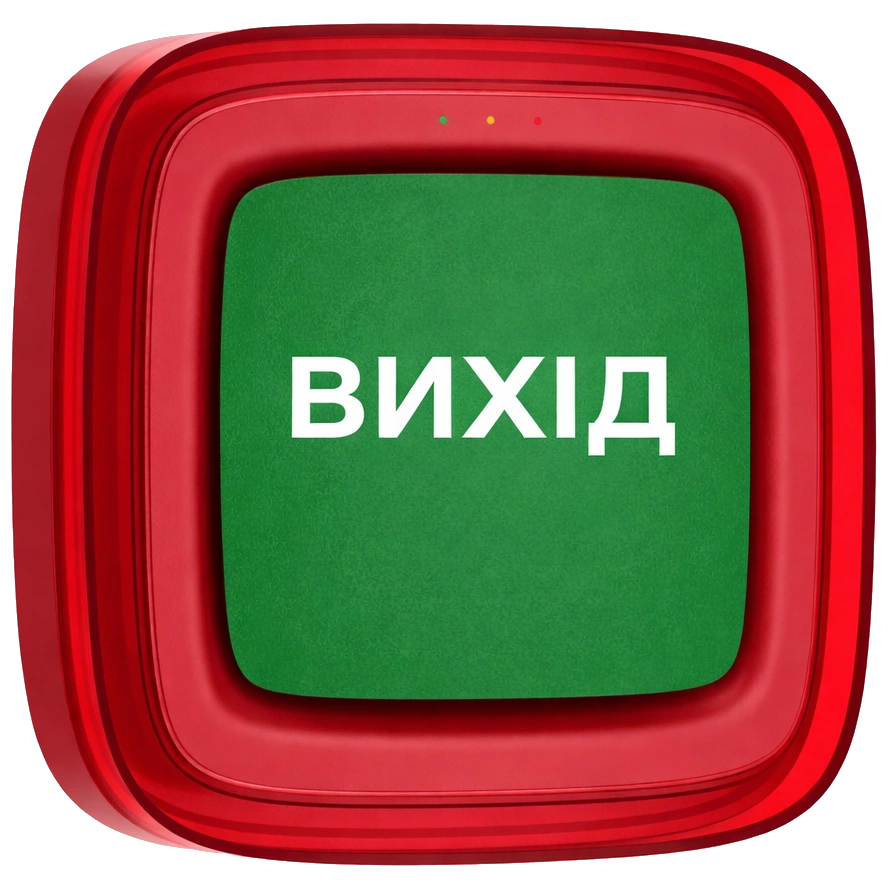 Бездротовий світлозвуковий адресний пожежний сповіщувач Ajax EN54 FireProtect (Sounder/VAD) ВИХІД Red