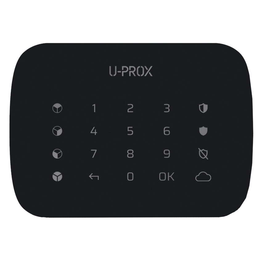 Бездротова сенсорна клавіатура для 4-х груп U-Prox Keypad G4 White