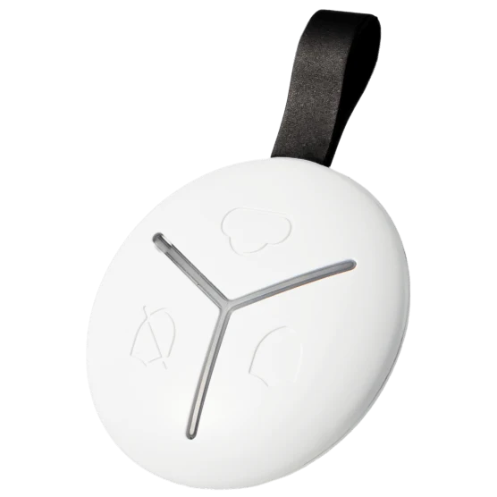 Бездротовий брелок на 3 кнопки U-Prox Keyfob White