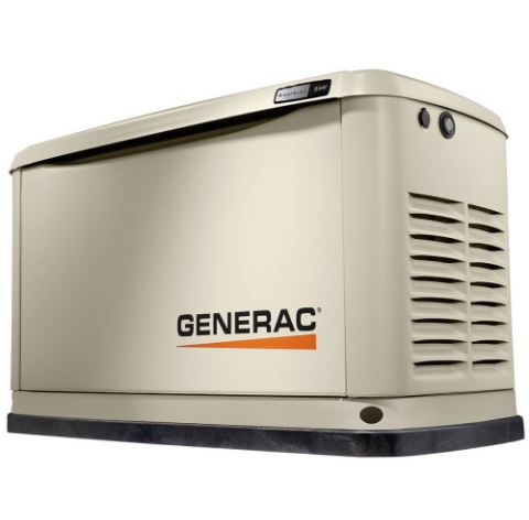 Газовий генератор GENERAC 7232, однофазний, 220В, 50Hz, 8кВт, електростартер, повітряне охолодження (1200х650х850), 155кг