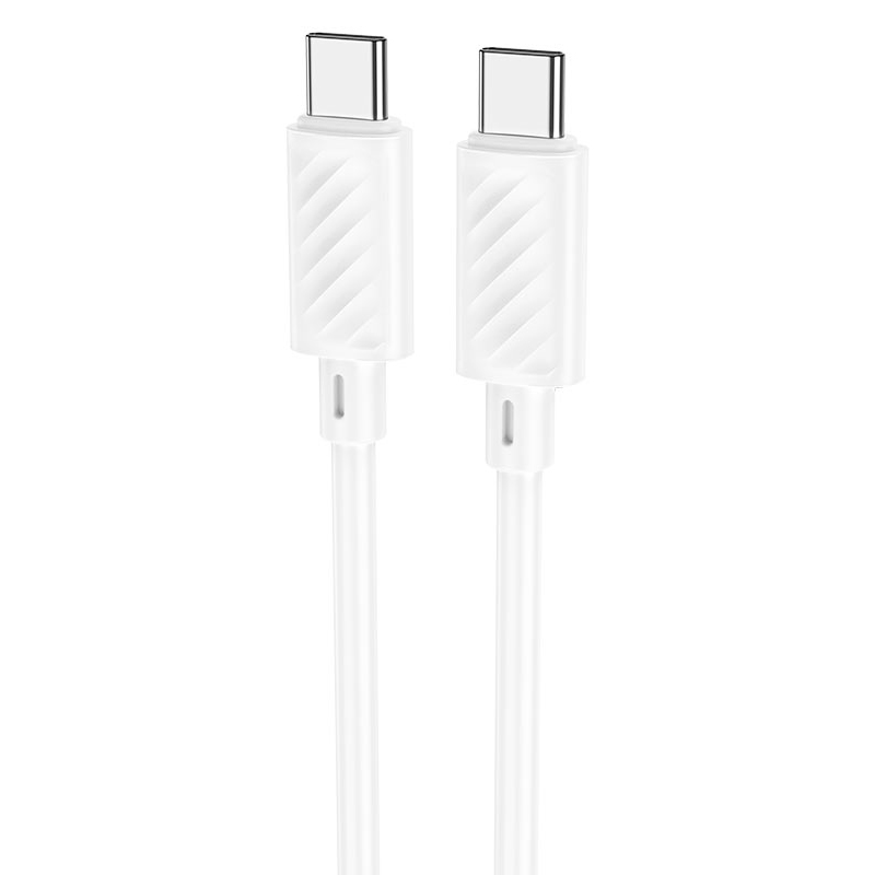 Кабель Hoco X88, Type-C-Type C, 60W, White, довжина 1м, BOX