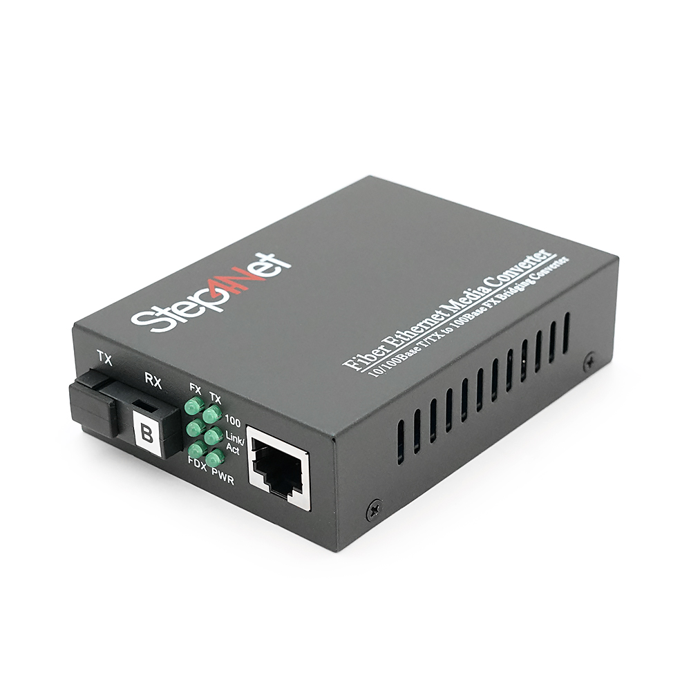 Медіаконвертер Step4Net MC-R-0,1-1SM-1550nm-20-LFP, 1550 WDM одноволоконний Full/Half duplex, SC 20km (0+70°C), + блок живлення 5V 1A Q50