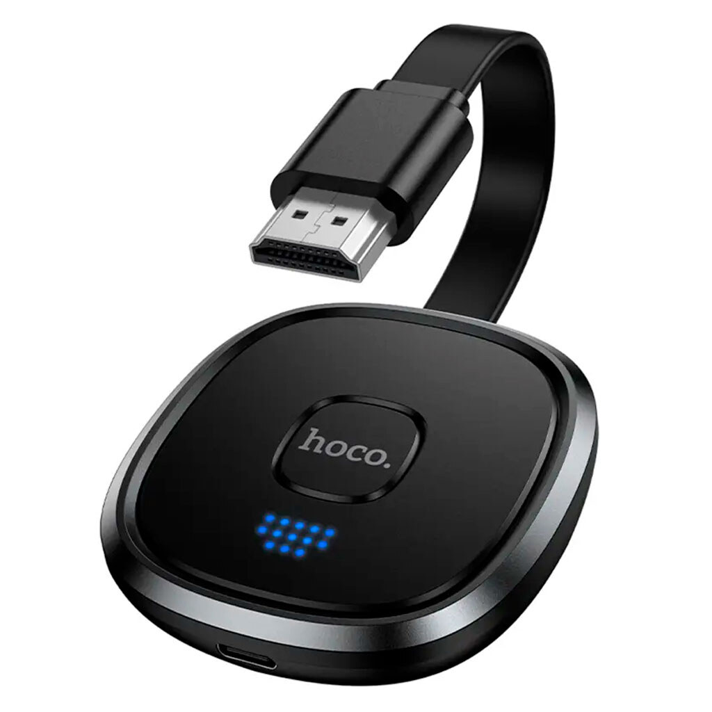 Перехідник адаптер HOCO UA45 HDMI Screen Mirroring Device, 1080P, Black, Box