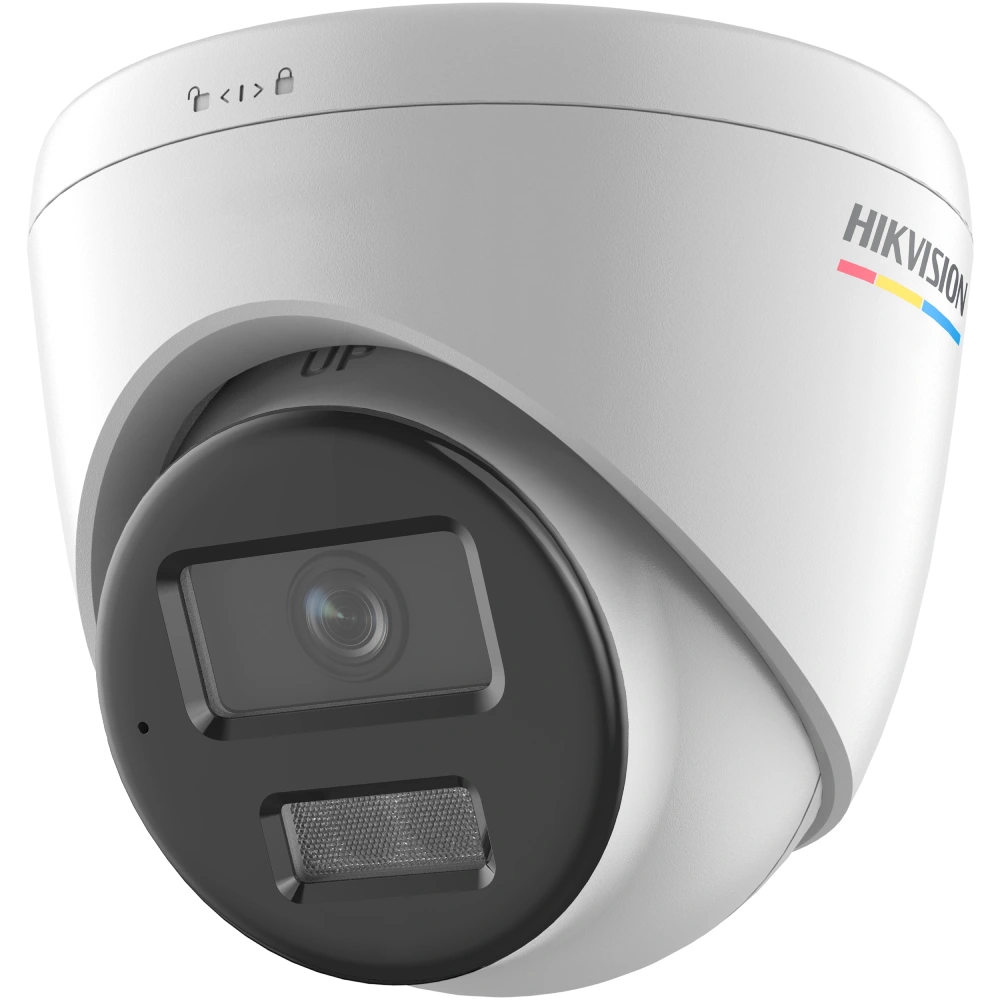 4МП купольна камера ColorVu зі звуком та SD картою Hikvision DS-2CD1347G3-LIUF (4 мм)