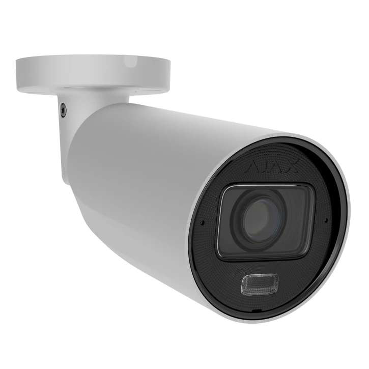 5 Mp IP варіофокальна відеокамера з гібридним підсвічуванням Ajax BulletCam HLVF (5 Mp) White (2.8-12 мм)