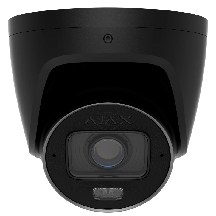 8 Mp IP варіофокальна відеокамера з гібридним підсвічуванням Ajax TurretCam HLVF (8 Mp) Black (2.8-12 мм)