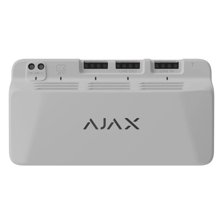 Модуль для додаткового живлення Ajax Superior LineSupply (45 W) Fibra White