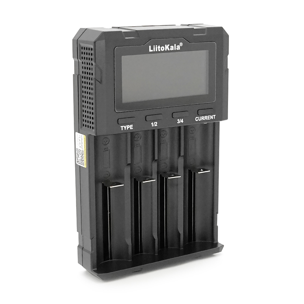 ЗУ універсальне Liitokala Lii-KU4, 4 канали, LCD display, підтримує Li-ion, Ni-Mh/Li-ion/HV/LiFePo4, USB QC, Box