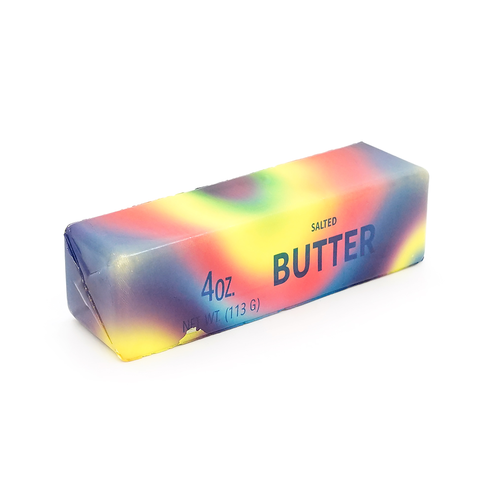 Іграшка-антистрес Butter, 14см, Rainbow, OEM