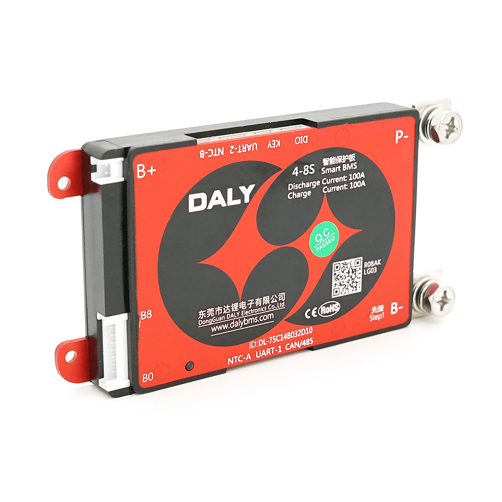 BMS smart плата DaLy LiFePO4 12V 4-8S 100\100A  з Bluetooth