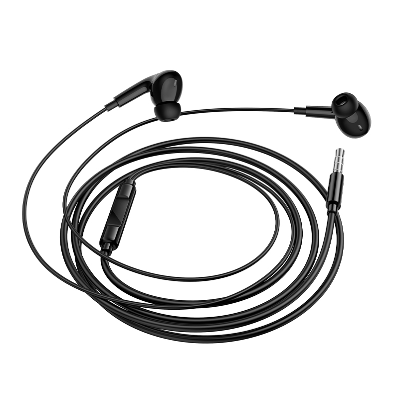 Навушники провідні BOROFONE BM100 Pro, 1,2м, Black, Box