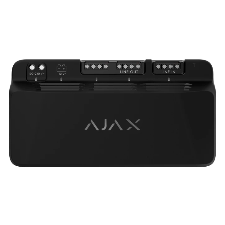 Модуль для додаткового живлення Ajax Superior LineSupply (45 W) Fibra Black