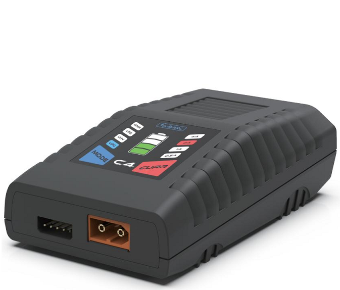Зарядний пристрій ToolkitRC C4 TK12500, 50Вт, тип АКБ LiPo / LiHV /LiFe 1-4S/NiMH 5-8S, XT60,JST-XH, 106×64×35мм, вес 165г