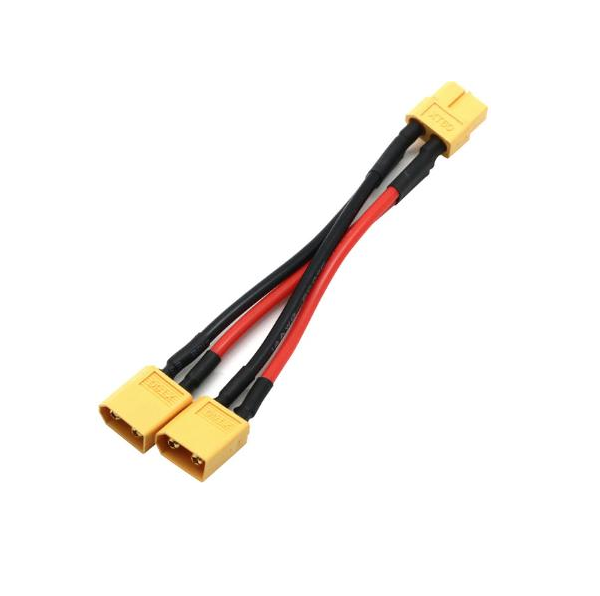 Кабель-розгалужувач ToolkitRC TK41300 XT60 Female to 2×XT60 Male 14cm