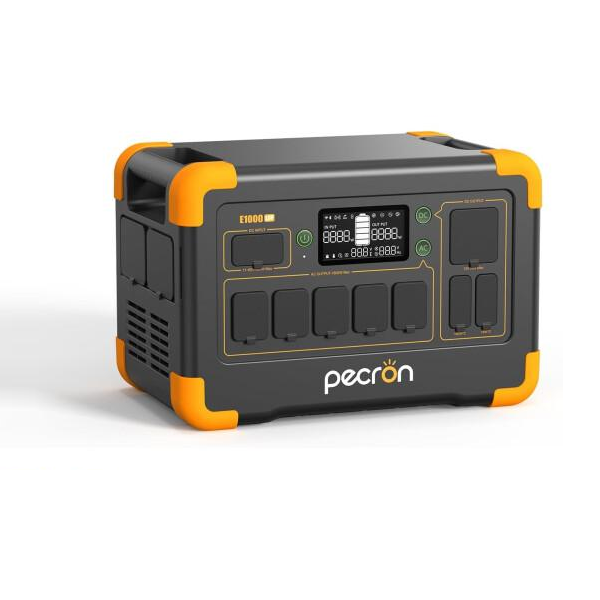 Power station Pecron E1000LF APP Control, 1800W/1024Wh LiFePO4, MPPT VOC 11-60V/600W, DC12V, Car port-12V-10A, 4хAC 220, 2*USB-18W,USB-C(100W), 378×239×254mm 13,5kg