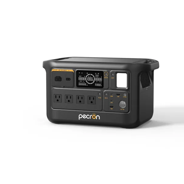 Power station Pecron F1000LFP APP Control, 1500W/960Wh LiFePO4, MPPT VOC 11-60V/600W, DC12V, Car port-12V-10A, 4хAC 220, 2*USB-18W,USB-C(100W), 380x217x214mm, 10,9kg