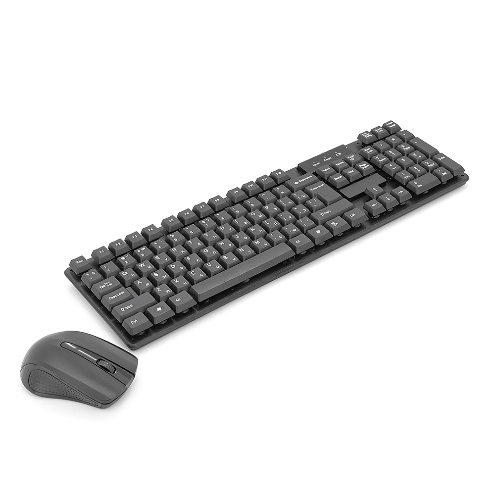 Комплект бездротової Jedel TJ-808 (KB+Mouse), (Eng/Pyc), 2.4G, 78 клавіш, Black, Box