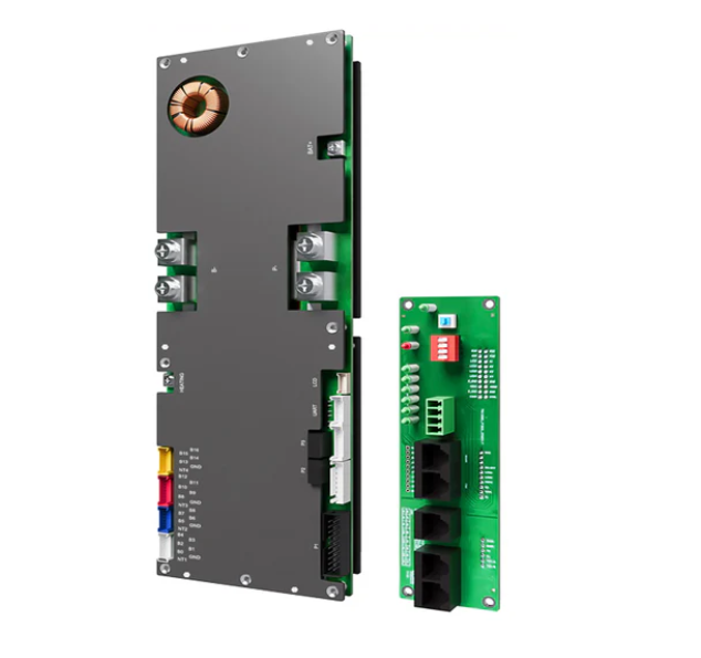 BMS плата JK-PB2A16S10P Li-Ion/LiFePo4/LTO 8S-16S, 100A, CAN/RS232/RS485, LED, 1mΩ, Bluetooth, Ballance 2A, TEMP control, Parallel 10A