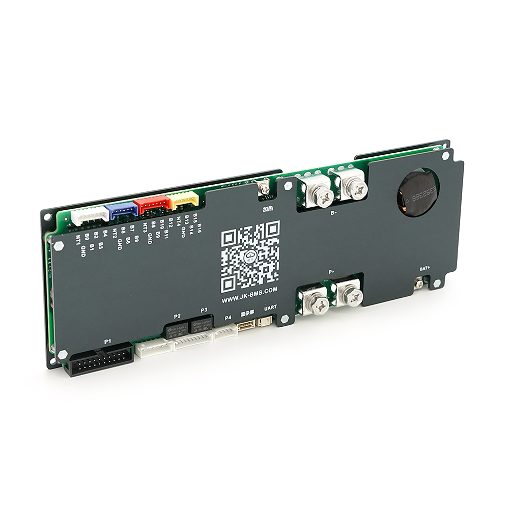 BMS плата JK-PBD6A16S10P Li-Ion/LiFePo4/LTO 8S-16S, 100A, CAN/RS232/RS485, LED, 1mΩ, Bluetooth, Ballance 0.6A, TEMP control, Parallel 10A