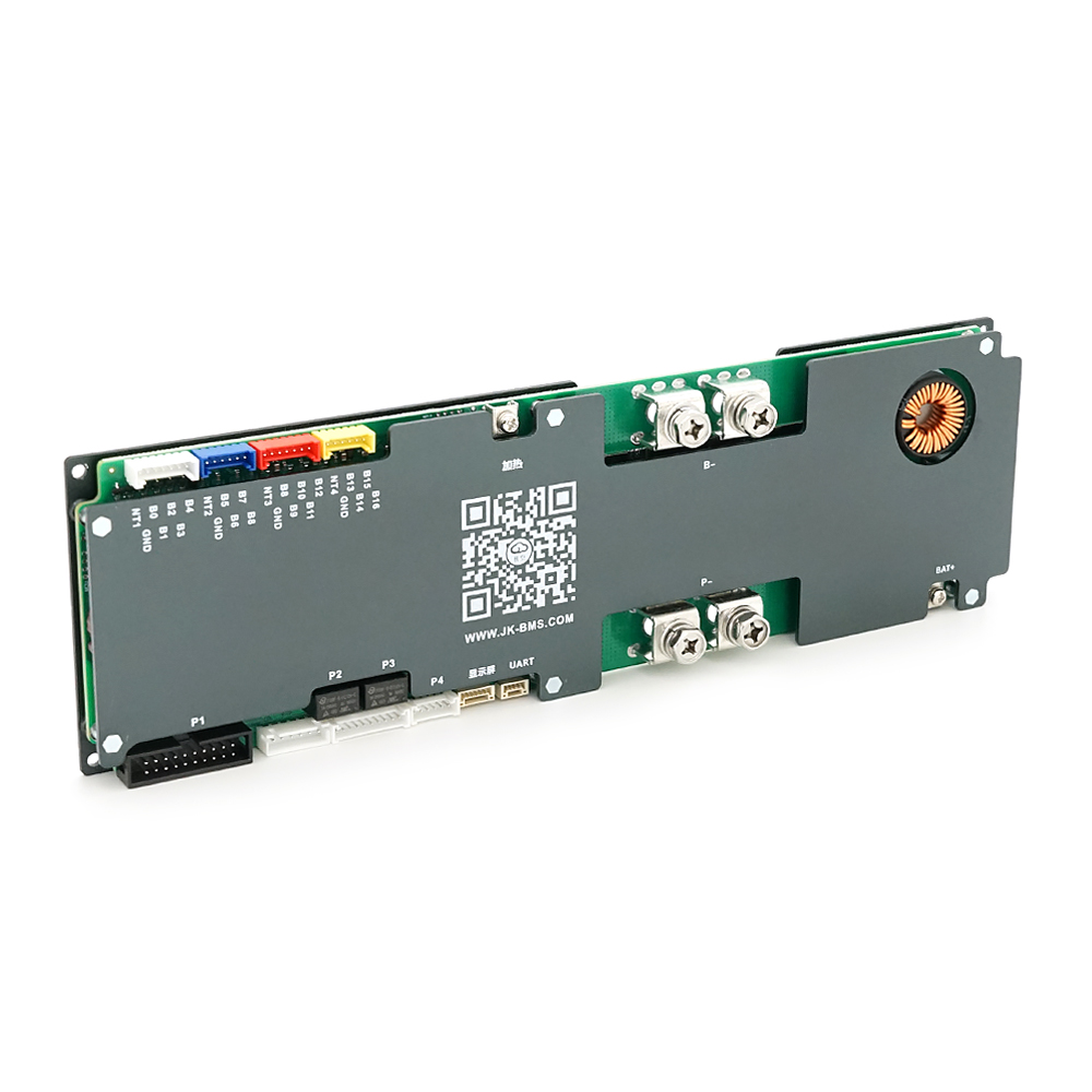 BMS плата JK-PBD6A16S20P Li-Ion/LiFePo4/LTO 8S-16S, 200A, CAN/RS232/RS485, LED, 1mΩ, Bluetooth, Ballance 0.6A, TEMP control, Parallel 10A